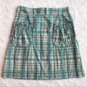 Anthropology x Girls From Savoy Changing Lanes Skirt